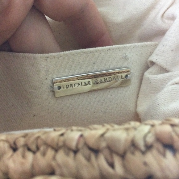 NWOT Loeffler Randall Willa Woven Raffia Ruched Yellow & Natural Clutch - Picture 11 of 13